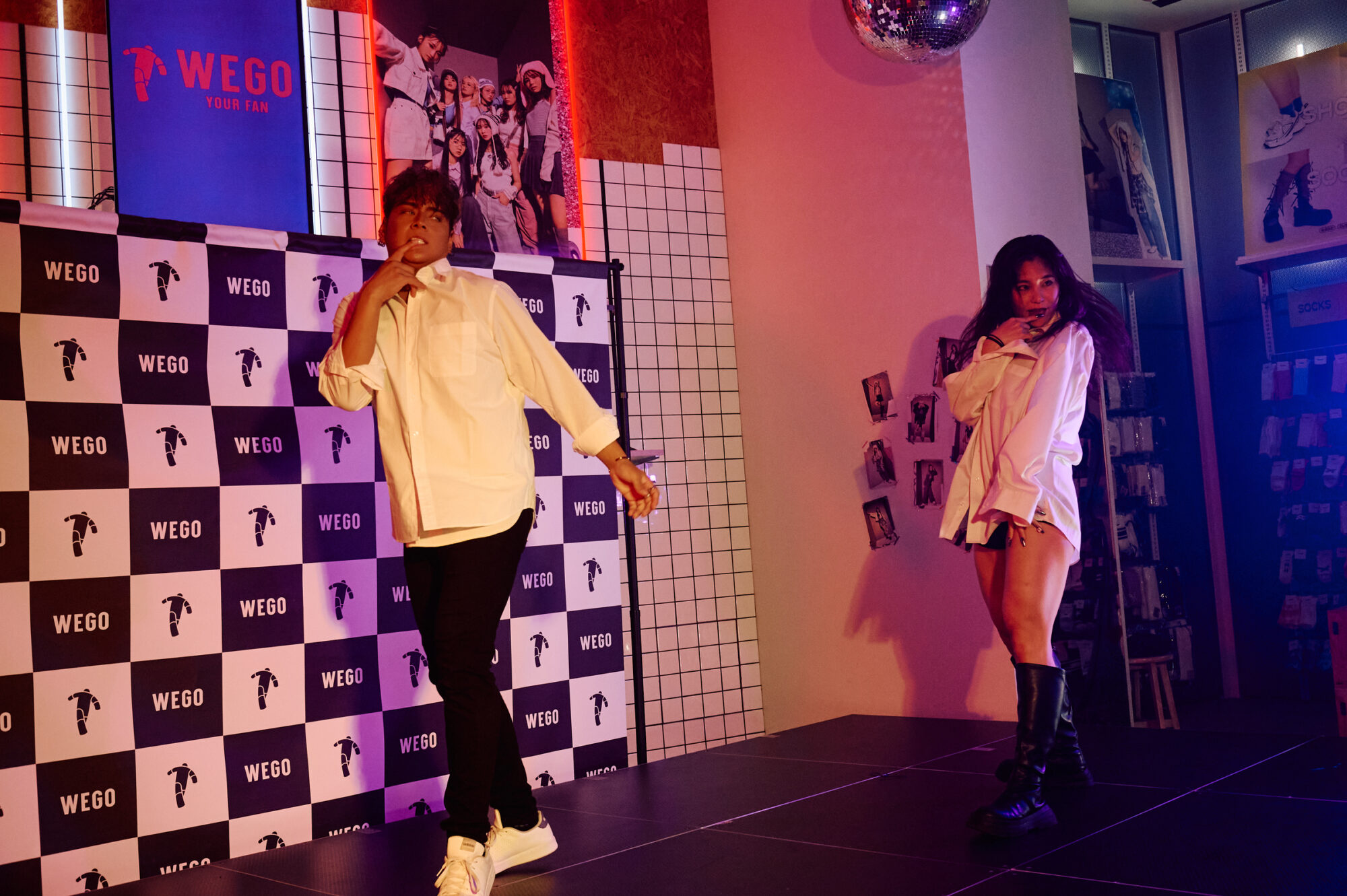 2024年6月14日開催のダンスイベント「WEGO Dance Up Night」で踊るダンサー