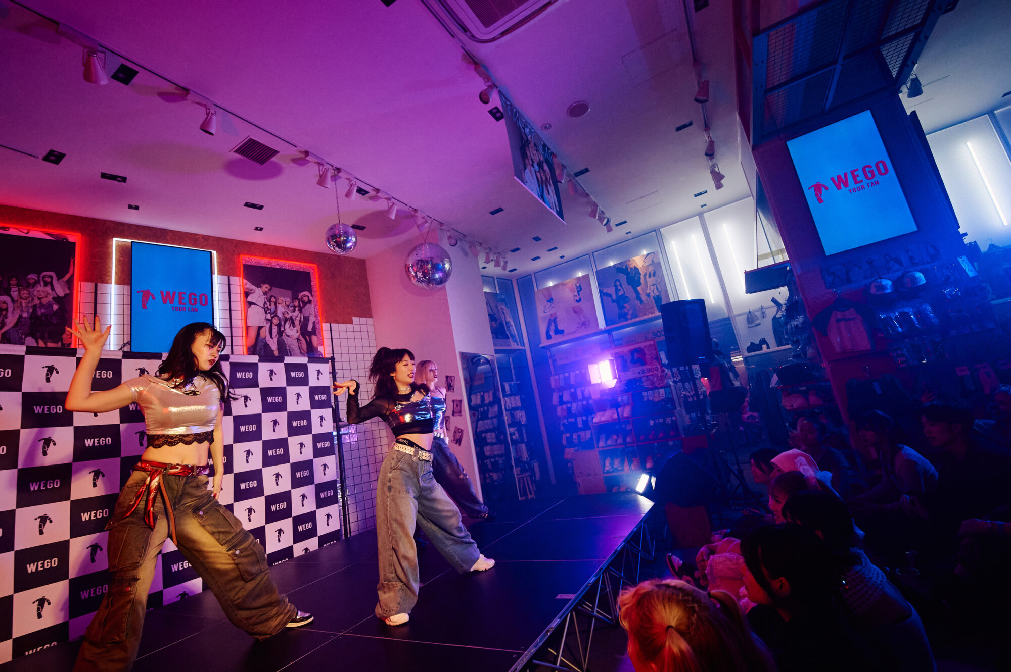 2024年6月14日開催のダンスイベント「WEGO Dance Up Night」で踊るダンサー