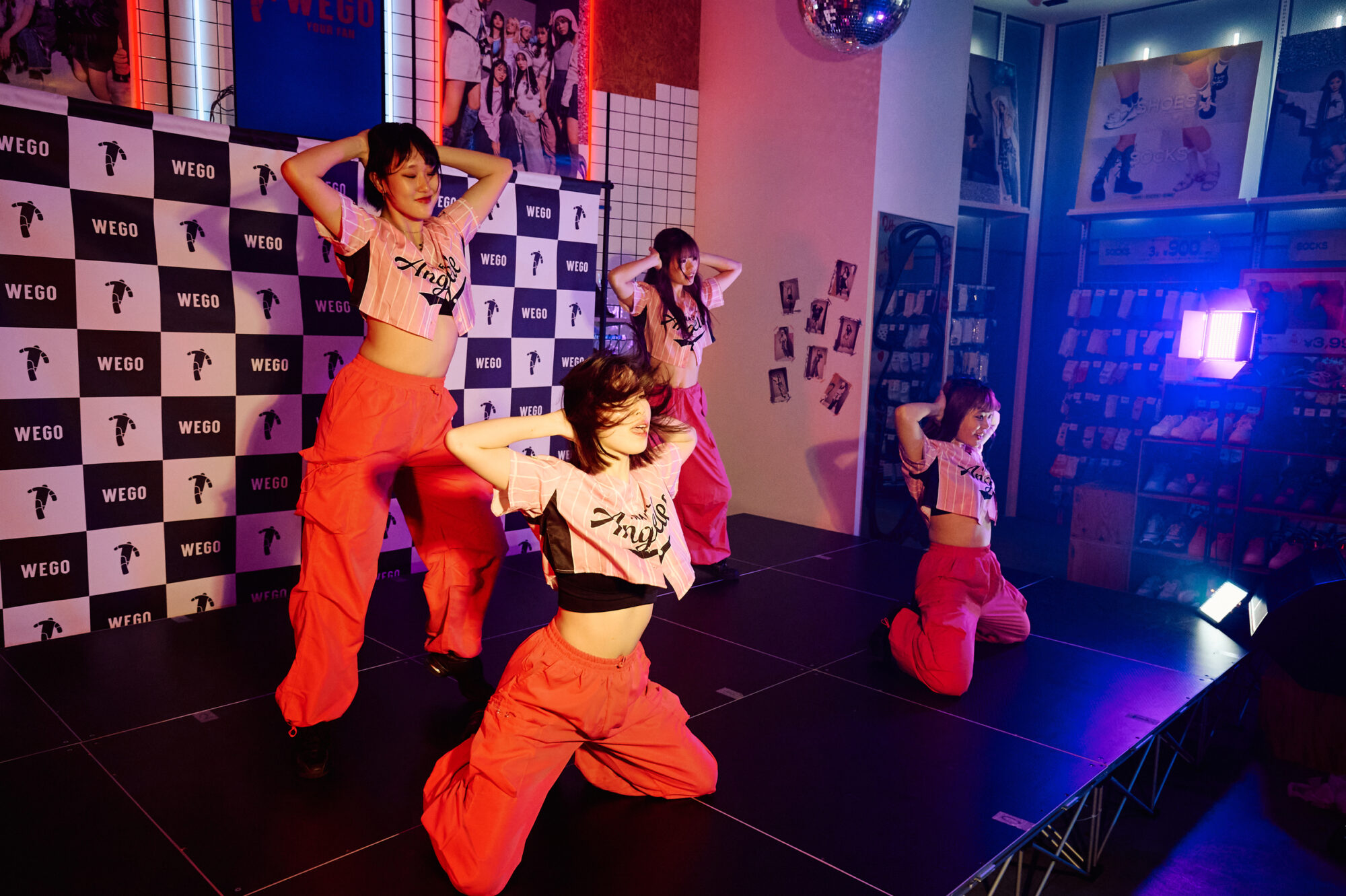 2024年6月14日開催のダンスイベント「WEGO Dance Up Night」で踊るダンサー