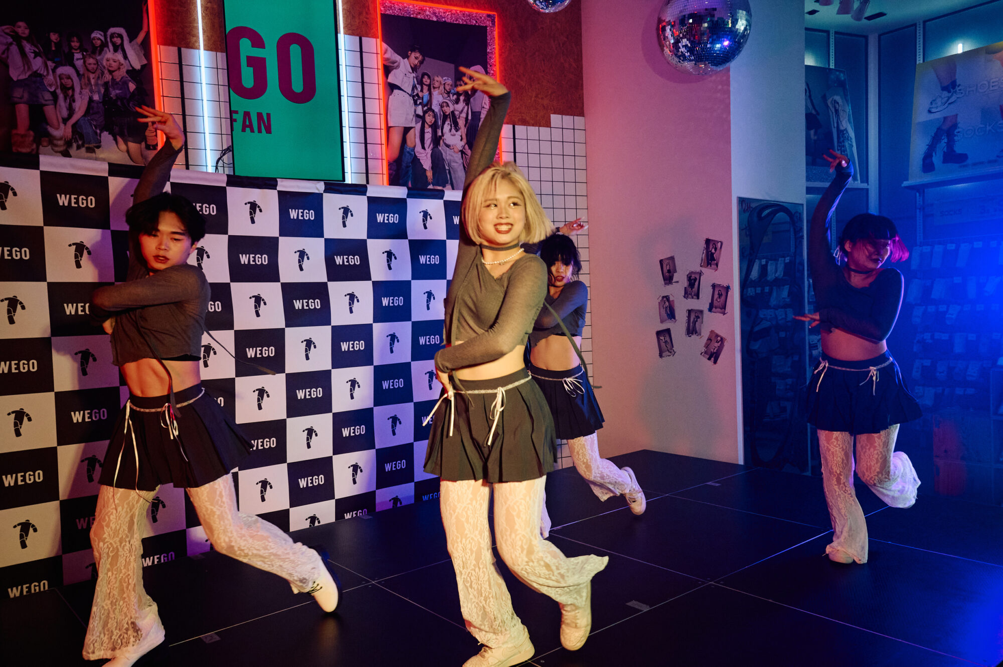 2024年6月14日開催のダンスイベント「WEGO Dance Up Night」で踊るダンサー