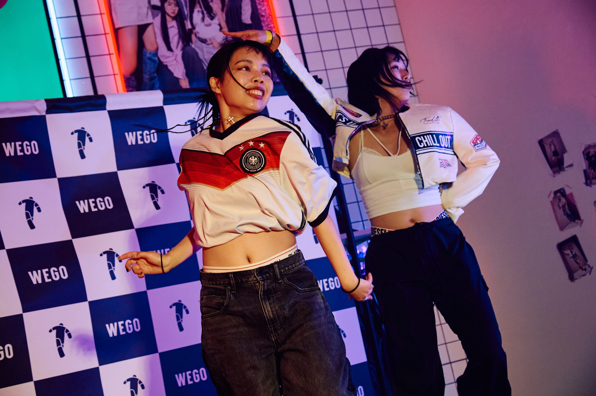 2024年6月14日開催のダンスイベント「WEGO Dance Up Night」で踊るダンサー